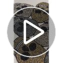Handmade Bead Table Runner - Halloween Skull Fall Decor