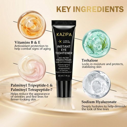 Regine Switzerland Instant Eye Tightener Cream - Firming & Lifting Treatment for Dark Circles, 1 Fl Oz