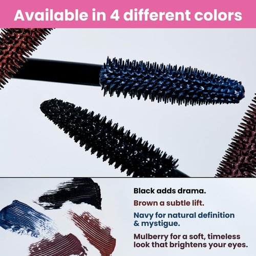 Prime Prometics PrimeLash Mascara for Older Women - Volumizing & Lengthening, Hypoallergenic, Long-Lasting (Black)