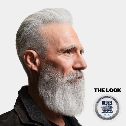 Reuzel Clay Matte Pomade - Medium Hold, Water Soluble, Flake-Free Finish | Easy to Wash Out for All Hair Types