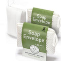 2-Pack Exfoliating Soap Bag Soap Saver Pouch for bar soap, Loofah Bath Scrubber for Bar Soap on a Rope. 2 Different Roughness Levels Gentle + Deep Exfoliator, mesh soap Pocket, soap bar Scrubber