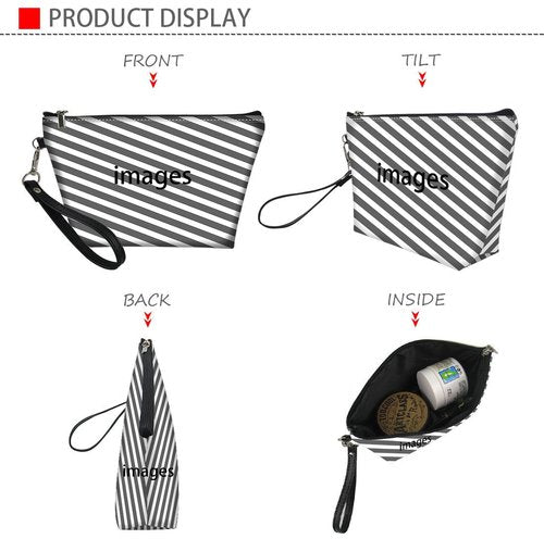 JOAIFO Underwater Blue Sea Turtle Print Cosmetic Bag for Women,Waterproof Makeup Bags Toiletry Pouch with Zipper Handle Portable Travel Bag