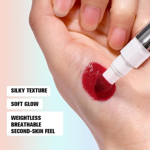 Skiennix Liquid Blush - High Pigment, Buildable Cream for Radiant, Flushed Cheeks | #3 Nude Mauve, 1 PC