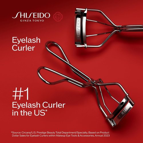 Shiseido Eyelash Curler - Gentle Crimping & Curling for Stunning Eye-Framing Lashes - Includes Replacement Pad
