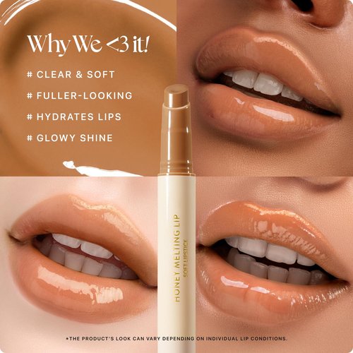 Nature Republic Honey Melting Lip Stick - Hydrating Gloss & Moisturizing Balm in Chai Milk Tea Shade