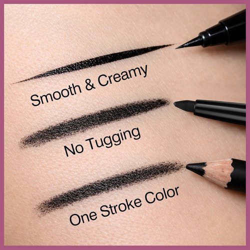 Skiennix Eyeliner Set - 3 in 1 Waterproof Kit with Brown Liquid & Pencil | Long-Lasting, Smudge-Proof