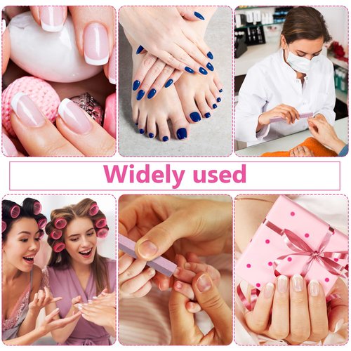 Mudder 20 Pcs Stone Nail File Pumice Stick for Fingernails Pumice Rock Nail Cuticle Pusher Rock File for Home Salon Toenail Buffing Tool (4 Colors)