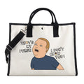 Cartoon Quote Gift TV Series Fans Cosmetic Bag Cartoon Tote Bag Tv Show Character Inspired Gift (My Purse LT)