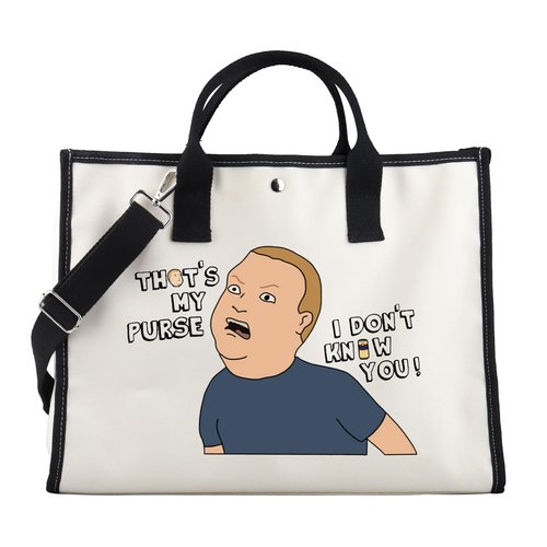 Cartoon Quote Gift TV Series Fans Cosmetic Bag Cartoon Tote Bag Tv Show Character Inspired Gift (My Purse LT)