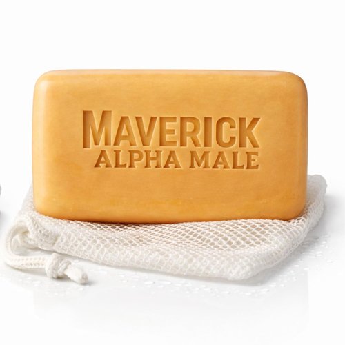 Maverick Beef Tallow Soap for Men - Moisturizing Bar with Tea Tree Oil & Shea Butter | 8oz Long-Lasting Cleanser