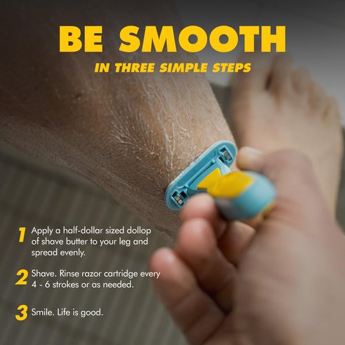 Bolt Skin + Shave - Shave Butter for Men - Ultimate Comfort for Smooth, Gliding Shaves - Reduces Nicks, Cuts and Irritation for a Luxurious Leg Shave with Cooling Aloe Vera and Menthol - 6 Fl Oz