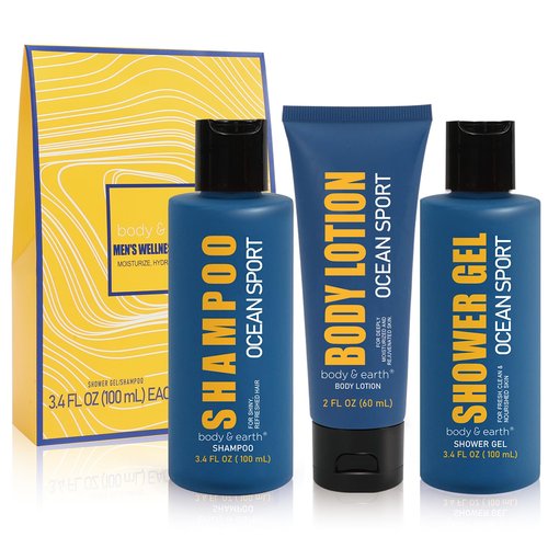 Skiennix Men's Gift Set - 3-Piece Fresh Ocean Scent Collection | Perfect for Birthdays & Father's Day