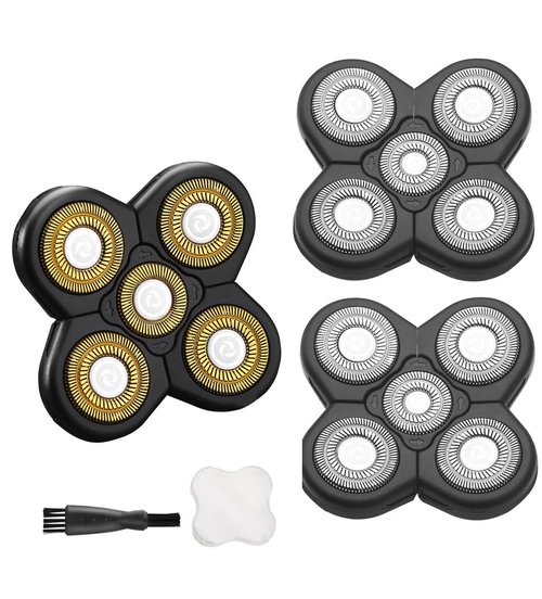 ANYSONIC 3PCS Universal 5 Blades for FREEBIRD FREEDOM GROOMING Head Shaver Replacement heads