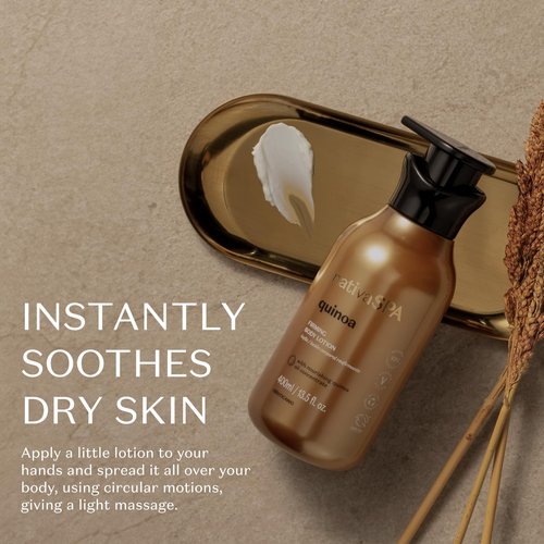 Nativa SPA by O Boticario Quinoa Hydrating Body Lotion, Fragranced Skin Moisturizer with Purified Quinoa Drops, 13.5 Ounce