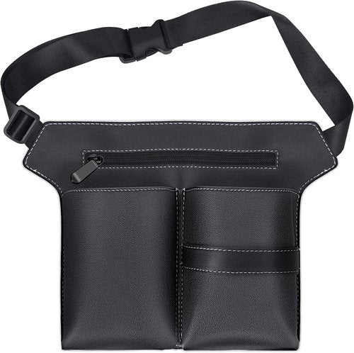 Noverlife Hairdresser Scissor Bag - Professional PU Leather Waist Pouch for Hairstylists | Tool Storage Holster