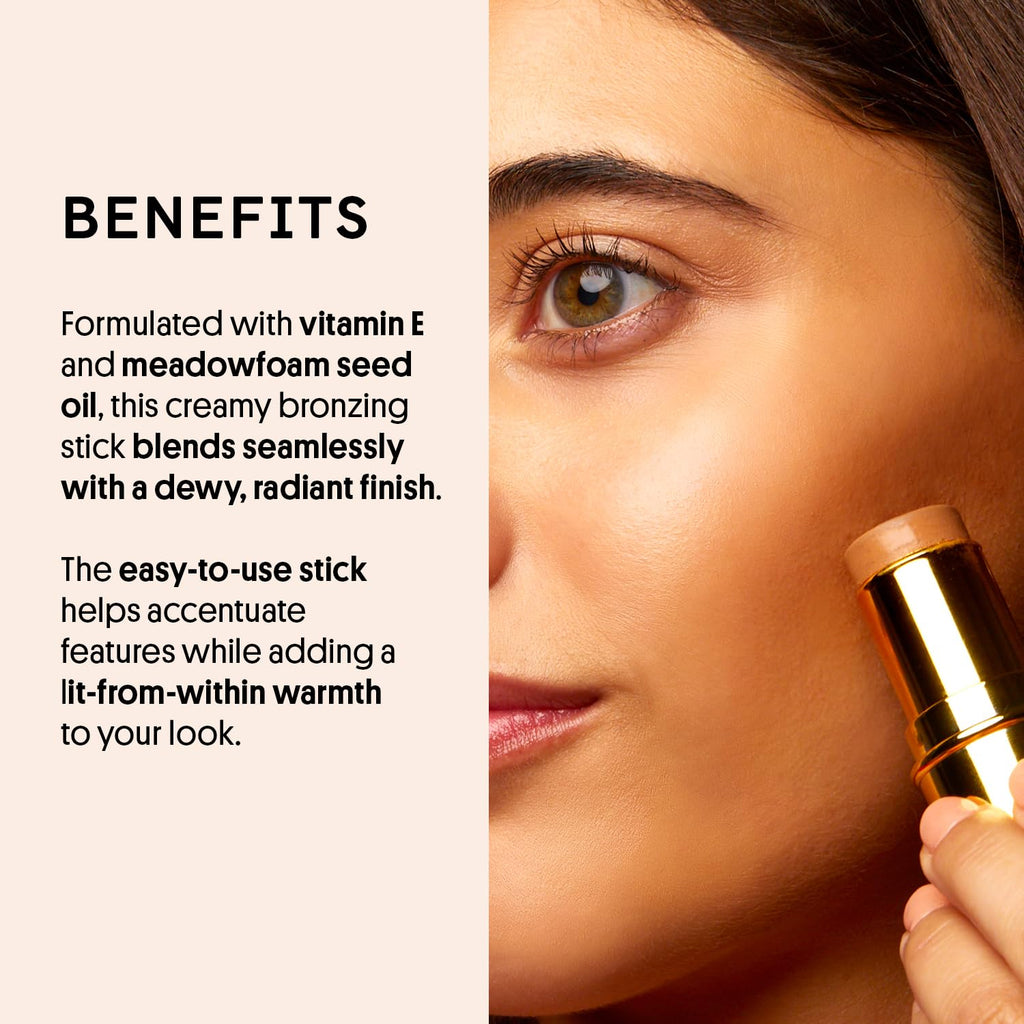 Winky Lux Bronze Age Bronzer Stick - Hydrating Cream Bronzer for Flawless, Smooth Skin | Buildable Coverage with Vitamin E