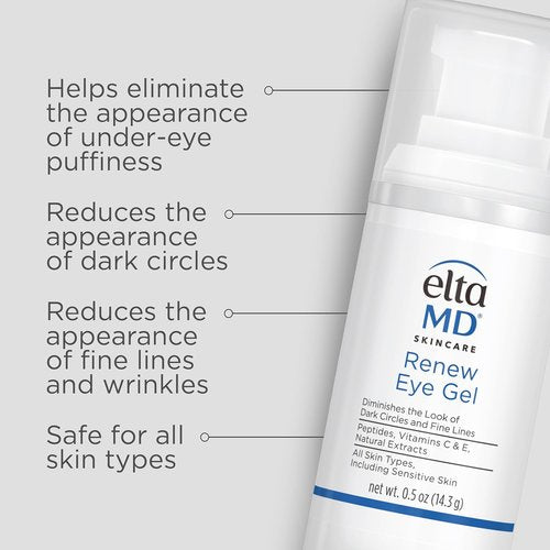 EltaMD Skin Care Kit - AM Restore & PM Restore Facial Moisturizers with Anti-Aging Eye Gel