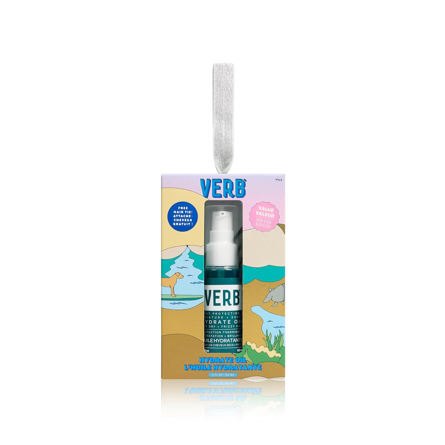 VERB Hydrate Oil - Moisturizing Formula for Smooth, Shiny Hair - Heat Protection - Amber + Warm Jasmine Scent