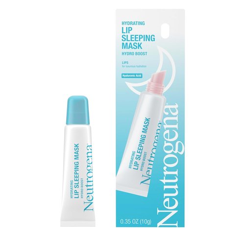 Neutrogena Hydro Boost Lip Sleeping Mask - Hydrating Treatment with Hyaluronic Acid | 0.35 oz, Fragrance-Free