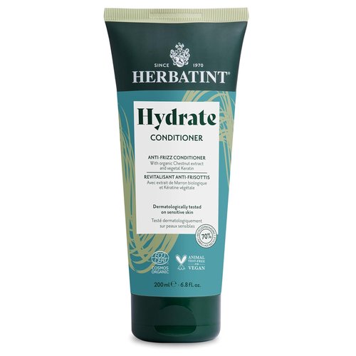 Herbatint Hydrate Conditioner - Deep Hydration & Frizz Control - Sulfate & Paraben Free - 6.7 fl oz