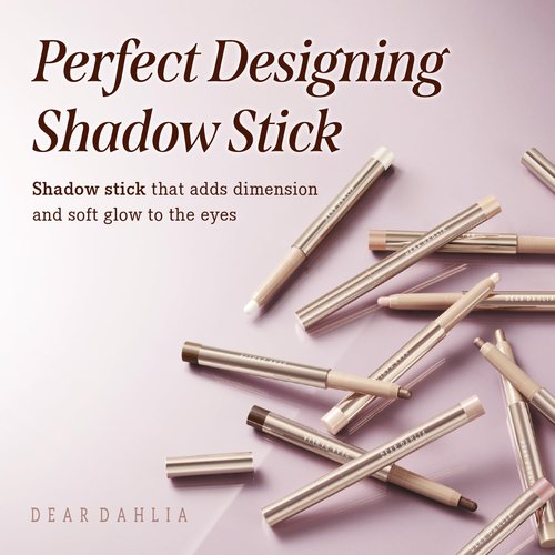 DEARDAHLIA Perfect Designing Shadow Stick - Cotton Berry | Weightless, High Pigment, Long-Lasting Vegan Eyeshadow