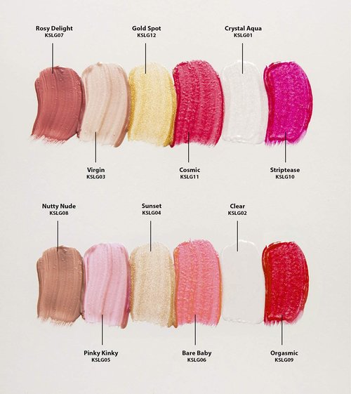 KISS Glam Shine Lip Gloss - Orgasmic Finish for Luscious Lips | 1 Pack
