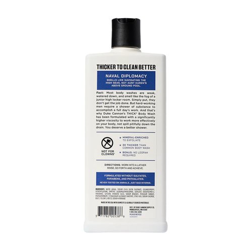 Duke Cannon Supply Co. THICK High-Viscosity Body Wash for Men THICK IN A BOX Variety 3 Pack - Premium Ingredients, Plant-Based Thickeners, Superior Lather, Natural Exfoliate, 17.5 Fl Oz (3 Pack)