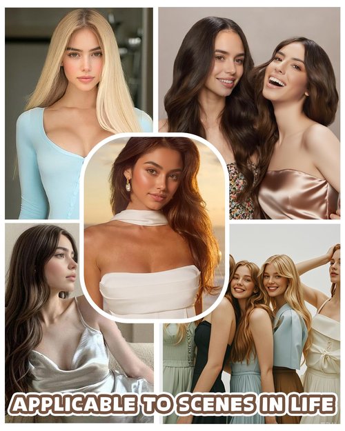Hetto K Tip Hair Extensions Real Human Hair Brown 20 Inch U Tip Hair Extensions Highlights Brown to Caramel Blonde Ktip Human Hair Extension Pre Bonded Invisible Straight 50g 50s