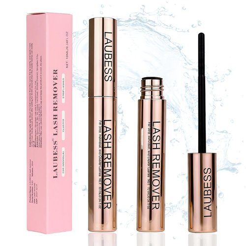Lash Remover for Lash Extensions 10ML LAUBESS Lash Glue Remover Lash Bond and Seal Remover Lash Extension Remover Lash Cluster Remover Eyelash Remover for Lash Clusters
