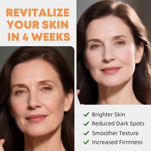 **Regine Switzerland Vitamin C Serum - Brightening Anti-Aging Formula with Hyaluronic Acid & Vitamin E for Sensitive Skin**