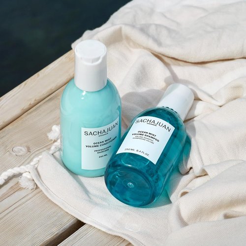 SACHAJUAN Ocean Mist Volume Shampoo & Conditioner Set - Lightweight Hydration with Ocean Silk Technology & Vegetable Proteins | Vegan & Paraben-Free