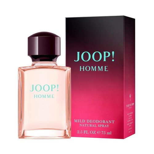 JOOP! Homme Men's Deodorant Spray - Invigorating Cinnamon, Jasmine & Vanilla Scent - 2.5 Fl Oz