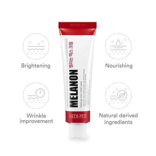 Medi-Peel Melanon X Cream 1.01 fl oz, Reduce Dark Spots, Anti-Aging, Spot Cream, Spot Treatment, Skin Trouble Care, Brightening, Moisturizing, Blemish & Freckles, Korean Skin Care