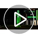Giant 12FT Halloween Inflatable Alien with Bright LEDs & Powerful Blower for Outdoor Yard Decoration