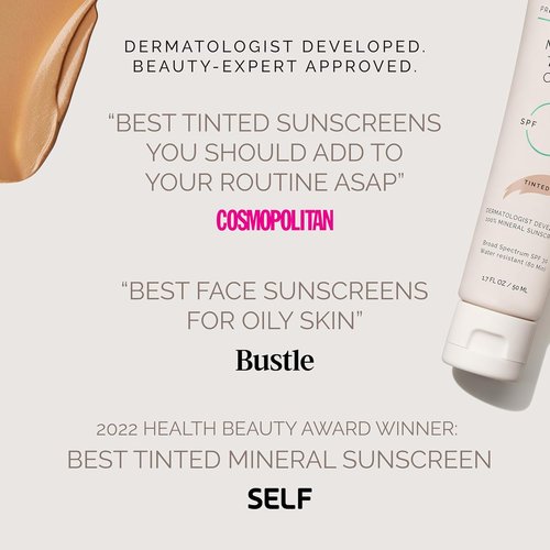 MDSolarSciences Mineral Tinted Sunscreen SPF 30 - Water-Resistant, Broad Spectrum UV Protection | 1.7 Fl Oz