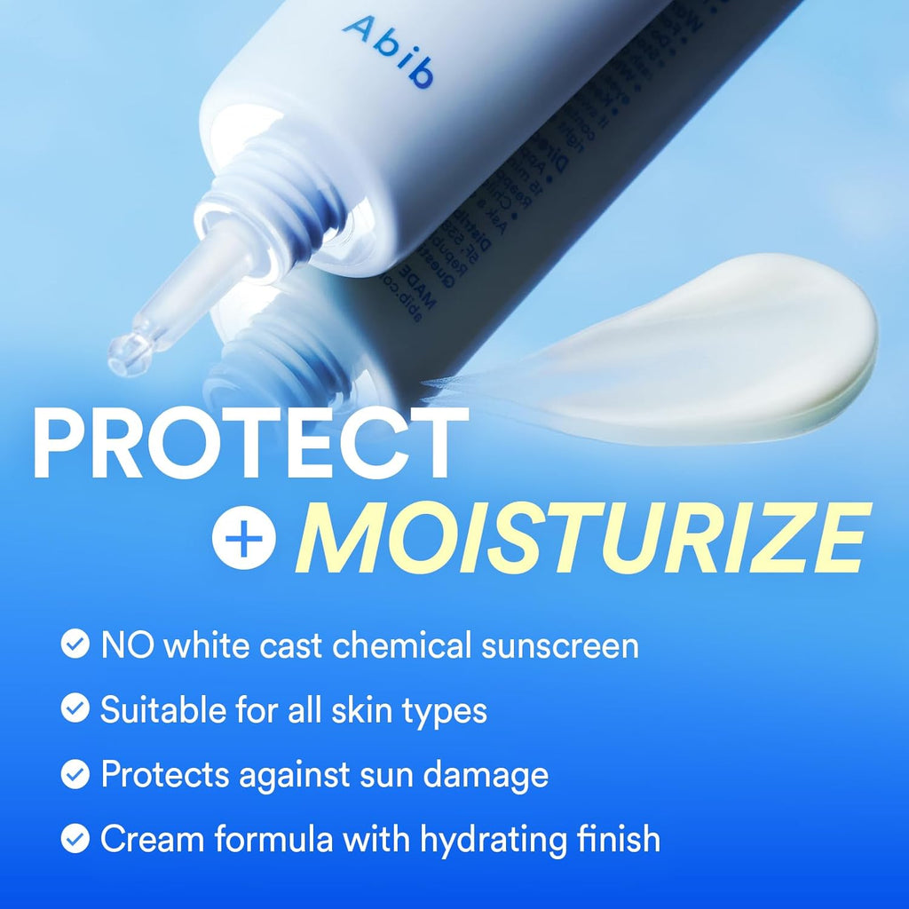 Abib Watery Hyaluron Sunscreen - Moisturizing Broad Spectrum SPF 30 | 1.69 fl oz | No White Cast, Hyaluronic Acid & Vitamin C