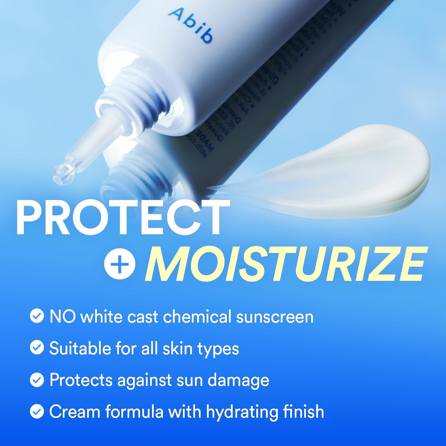 Abib Watery Hyaluron Sunscreen - Moisturizing Broad Spectrum SPF 30 | 1.69 fl oz | No White Cast, Hyaluronic Acid & Vitamin C