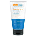 **Acne Free Salicylic Acid Face Scrub - 2% BHA Blackhead Remover & Deep Cleanser with Charcoal, 5 Ounce**