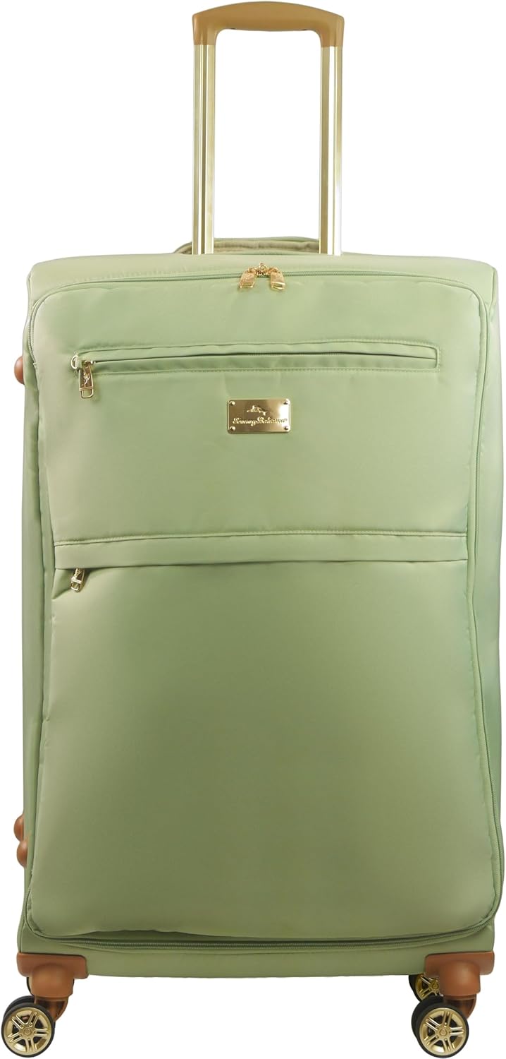 Tommy Bahama 30-Inch Rolling Luggage - Soft-Sided Suitcase with Spinner Wheels | Sage Color