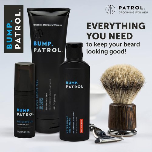Bump Patrol Sensitive Strength Aftershave Treatment Serum – Razor Bump Stopper and Ingrown Hair Treatment for Men and Women, Alcohol Free Ingrown Hair Serum for Sensitive Skin 2 oz (Pack of 1)