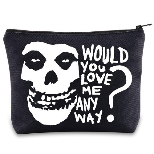 BWWKTOP Music Band Album Cosmetic Makeup Bag Song Lyrics Gift Would You Love Me Anyway Makeup Zipper Pouch Bag Singer Merchandise (Would you love)