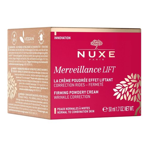 Nuxe Merveillance Lift Smoothing and Firming Vegan Powdery Cream With Natural Ingredients for Wrinkle Correction, 1.7 Fl Oz