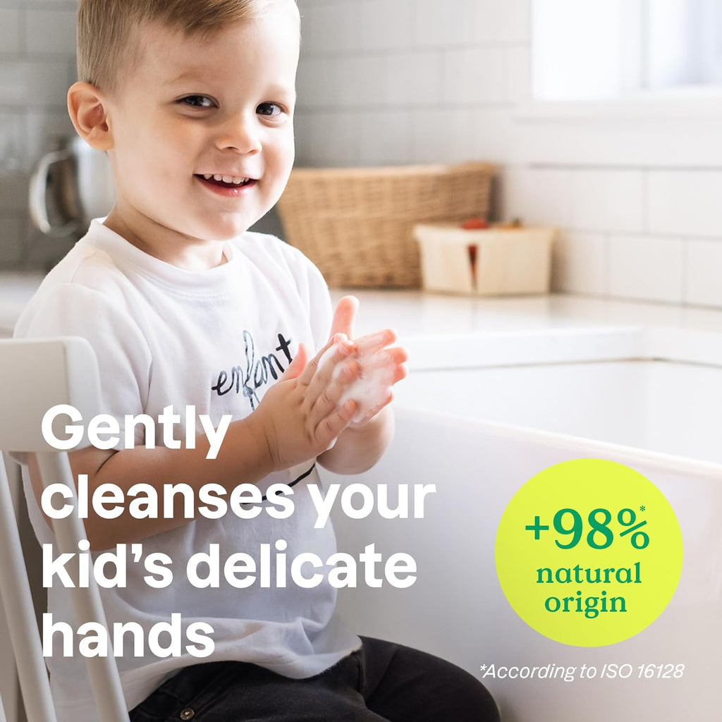 ATTITUDE Foaming Hand Soap for Kids - EWG Verified, Vegan & Plant-Based, Mango Scent, 10 Fl Oz (Pack of 3)