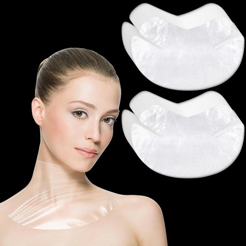 Skiennix Neck Wrinkle Mask - 200 Disposable Sheets for Moisture Locking & Skin Firming