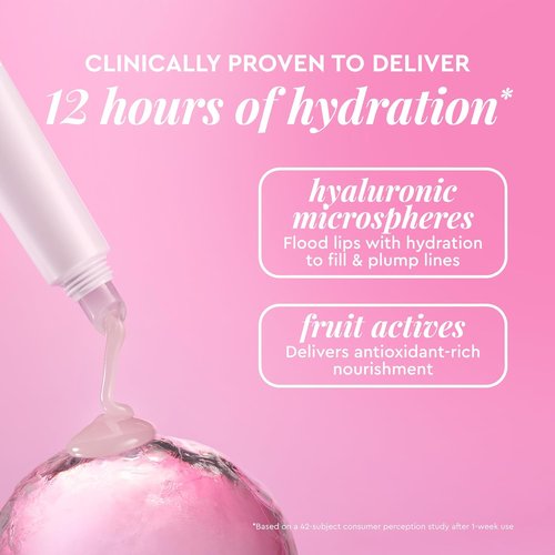 Glow Recipe Glass Balm Lip Treatment - 12Hr Hydrating Lip Balm with Hyaluronic Acid | Clear Tint, Ice Bingsoo (15 ml)