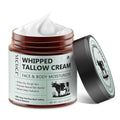 ISUNRISE Beef Tallow for Skin, Organic Grass Fed Beef Tallow and Raw Wild Honey, Natural Whipped Tallow Balm for Face & Body Deeply Moisturizing, Body Lotion for Sensitive Skin Care, 4.2 oz