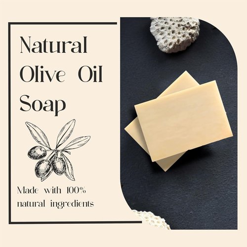 AnatoliaDaphne Olive Oil Soap Bar - Handmade 100% Pure Natural & Vegan 5.3 oz Each Bar
