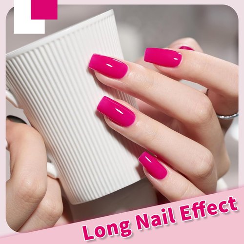 JR 9pcs 15ml Gel Nail Polish Set Red Nude Pink Gel Polish Kit Nude Pink Gel Polish Nail Art Manicure Salon DIY Soak Off UV LED Nail Gel Kit DIY Art Manicure