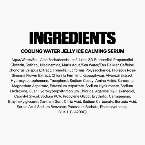 Milk Makeup Cooling Water Jelly Ice Calming Serum with Niacinamide – Reduces the Look of Puffiness + Redness for Visibly Calm Skin – Hydrating, Non-Comedogenic Serum w/Blue Light Protection – 0.46 oz