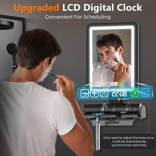 Shower Mirror Fogless for Shaving
